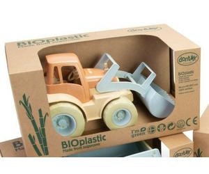 BIOPLASTIC GIFT BOX TRACTOR DIGGER by DANTOY from SUGARCANE sustainable toys