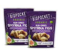 Biopocket Organic Dried Smyrna Figs, 2 x 500 g