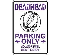 Biopracess Deadhead Parking Only Metal Novelty Sign Metal Sign Funny Tin Sign 8x12 inch