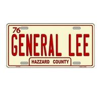 Biopracess Dukes Of Hazzard General Lee Hazzard County Novelty License Plate License plate sign 6x12 inches