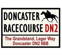 Biopracess Horse Racing Road Signs (Doncaster) Metal Sign 8x12 inches