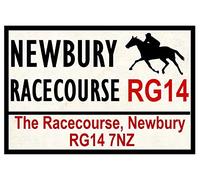 Biopracess Horse Racing Road Signs (Newbury) S 8x12 Inches