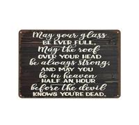 Biopracess Irish Blessing Wood Signirish Proverb Wall Artirish Weddinges Metal Sign Retro Vintage Tin Sign Metal Poster Wall Art Decor 8x12 Inches