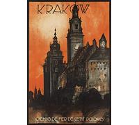 Biopracess Krakow Poland Polish Travel Large Metal Tin Sign Poster Wall Plaque Outdoor Decoration Plaque 8x12 inch