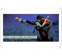 Biopracess Metal Sign 8x12 Inches Metal Poster Plate () Of Murphy'S Irish Stout: Diver Decor Sign
