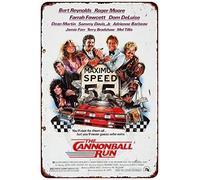 Biopracess New Tin Sign The Cannonball Run Movie Poster Vintage Aluminum Metal Sign 8x12 Inches