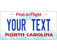 Biopracess north carolina 1981 license plate personalized custom car bike motorcycle moped license plate 6x12 inches