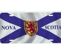 Biopracess Nova Scotia Flag Airbrush License Plate License Plate 6x12 inches