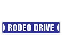 Biopracess RODEO DRIVE Street Sign beverly hills california hollymetalca for Indoor Outdoor Yard Street Signs 16x4 inches