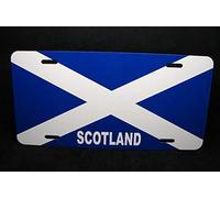 Biopracess scotland flag metal novelty license plate scottish st andrew's cross the saltire license plate 6x12 inches