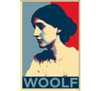 Biopracess Virginia Woolf Poster Gift Home Wall Decor Hope Wolf Retro Style Wall Decor Metal Sign Poster 8x12 Inches