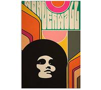 Biopracess Wonder In A Very 60S Hippy Metal Sign Bathroom Decor Vintage Mural 8x12 inches