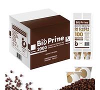 BioPrime 2000 Disposable Brown Paper Coffee Cups, 65 ml, Quantity Discounts, Eco Friendly, Biodegradable