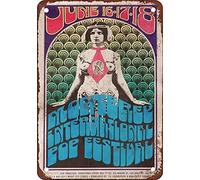 Bioprocess 1967 Monterey Pop Festival Wall Decor Wall Decor Kitchen Decor Wall Decor Poster Metal Sign 8X12 Inches