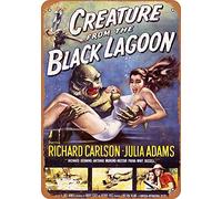 Bioprocess Creature from The Black Lagoon Decor Poster Wall Art Tin Sign Decor Metal Sign Poster 8X12 Inches