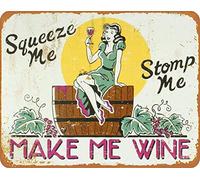 Bioprocess Decorative Sign Metal Wall Mount Tabletop 12 x 8 inches / 30 x 20 cm Vintage Wine Retro Illustrations