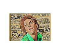 Bioprocess Drop Dead Fred Drown The Fishes Cartoon Wall Decor Wall Art Gift Metal Sign Poster 8x12 inches