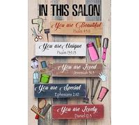 Bioprocess Hair Stylist Salon Christian Jesus Hair Stylist Gift, Antique, Art, Es Wall Decor Kitchen Decor Wall Decor Poster Metal Sign 8X12 Inches