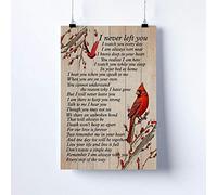 Bioprocess I Never Left You Poster Melissa Mckenzie Cardinal Poster Cardinal Cardinal Cardinal Wall Art Cardinal Art Retro Wall Decor Metal Sign Poster 8x12 inches