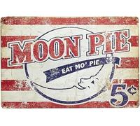 Bioprocess Moon Pie Vintage Decor Poster Wall Art Decor Metal Sign Poster 8X12 Inches
