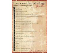 Bioprocess Poster Dalai Lama Live One Day at A Time Retro Art Wall Decor Metal Sign Poster Poster 8X12 Inches