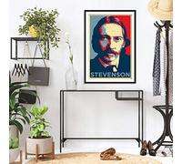 Bioprocess Robert Louis Stevenson Poster Gift Hope Parody Treasure Island Dr Jekyll and Mr Hyde Retro Style Wall Decor Metal Tin Signs Poster 8X12 Inches