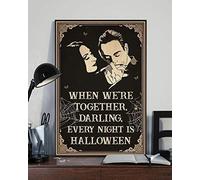 Bioprocess The Addams Family Poster Family Poster Husband And Wife Poster Gomez Addams Morticia Addams Poster Spouse Poster Funny Gift Metal Signs 8x12 inch