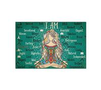 Bioprocess Yoga I Am Decor Poster Wall Art Tin Sign Decor Metal Sign Poster Poster 8X12 Inches