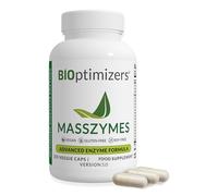 BiOptimizers MassZymes | Digestive Enzymes Supplement for Better Absorption | Stomach Bloating Relief, Constipation, and Gas for Men & Women | Contains Lipase, Amylase & Bromelain | 250 Capsules