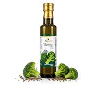 Biopurus Certified Organic Broccoli Seed Oil 250ml - Cold Pressed, Unrefined Food Grade Edible Oil - Vegan, Hexane Free, for Salads, Smoothies, Skin & Hair