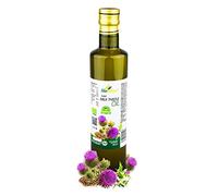 Biopurus Certified Organic Cold Pressed Milk Thistle Seed Oil 500ml | Premium Food Grade Silybum Marianum | Unrefined Organic Plant Oil for Culinary & Cosmetic Use