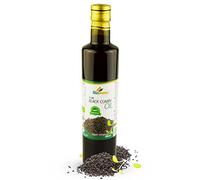 Biopurus Organic Black Cumin Seed Oil 500ml - Cold Pressed Israeli Black Seed Oil - Premium Unrefined Nigella Sativa for Culinary, Skin & Hair Care