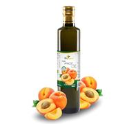Biopurus Organic Cold Pressed Apricot Kernel Oil 500ml - Certified Organic, Unrefined & Edible Apricot Oil from Apricot Kernels - For Cooking, Salads, Skin & Hair Care - Natural Premium Quality