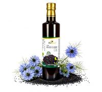 Biopurus Organic Israeli Black Cumin Oil 500ml Cold Pressed Unrefined | Also known as black seed oil, food grade Nigella sativa oil for dressings, dips and cold dishes