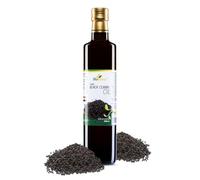 Biopurus Premium Cold Pressed Black Cumin Seed Oil 500ml | Food Grade Nigella Sativa | Raw Unrefined | Vegan | Keto Friendly | Black Seeds | Egypt | Glass Bottle