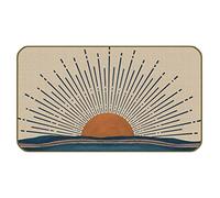Bioputty Boho Indoor Outdoor Entrance Welcome Door Mat Kitchen Mat Sunshine Sun Sunrise Sunset Outdoor Mat,Farmhouse Front Door Porch Outdoor Indoor 40x60 CM