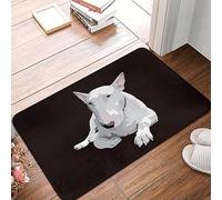 Bioputty Front Door Mat Indoor Door Mat Funny Doormat English Bull Terrier Doormat Mat Rug Decor Bathroom Kitchen Balcony 18x30inch