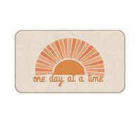 Bioputty Sun Kitchen Rug, One Day at a Time Boho Sun Colorful Sunshine Kitchen Mat 76x45 cm Decorative Bohemian Home Indoor Outdoor Porch Door Mat,Boho Door Mat Decor,Boho Gifts for Women Girls