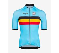 Bioracer Belgium 2023 Icon Classic Short Sleeve Jersey Blue - M