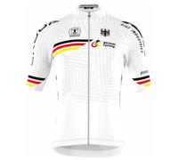 Bioracer German Icon Classic Matrix Short Sleeve Jersey White S Men