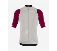 Bioracer Icon 2025 Jersey short sleeve light grey burgundy - XXL