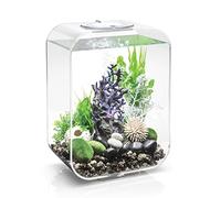 biOrb 72047 LIFE 15 LED, transparent, 15 L tank volume - aquarium set with filter system, LED lighting, ceramic substrate made of robust acrylic glass