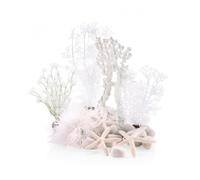 biOrb Decor Set, Winter Theme - Ceramic Resin Sea Fan, Coral & Starfish Ornaments for 30 L+ Aquariums, Easy-Insert Decoration Compatible with Fresh & Saltwater Tanks, Perfect Fish Tank Decorations