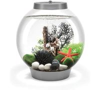 Oase Baby Biorb 15L Aquarium Fish Tank In Silver With Mcr Led Lighting