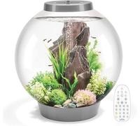 Oase Biorb Classic 60L Aquarium Fish Tank In Silver With Mcr Led Lighting