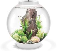 biOrb CLASSIC 60 Aquarium With Integrated LED Lights (White, 60 Litres)