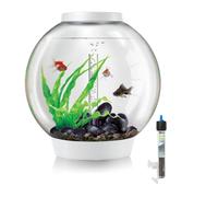biOrb Classic 60L Aquarium in White with MCR LED Lighting and Heater Pack