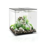 biOrb Cube 60 Acrylic 16-Gallon Aquarium with Multi-Color Remote-Controlled LED Lights Modern Tank for Tabletop Display, Black
