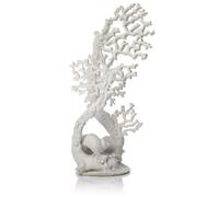 biOrb Fish Tank Decorations, Coral Aquarium Ornament (White Colour), Beautifully Detailed Artificial Fish Tank Accessories To Add Colour, Natural-Looking Aquarium Decor For Scenic Background
