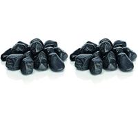 biOrb Feng Shui Fish Tank Pebble Set (Black), Natural Marble Aquarium Ornaments To Add Texture & Depth, Safe, Durable Fish Tank Decorations For Freshwater & Saltwater Tanks, Aquarium Accessories